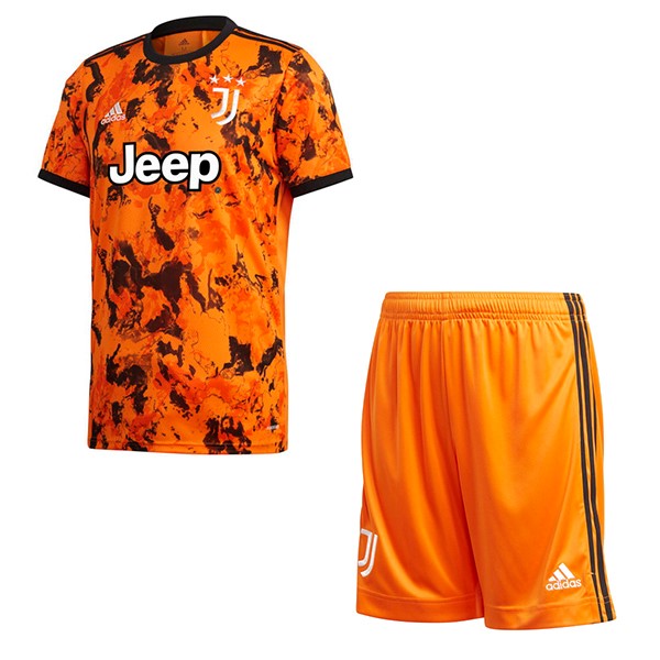 Camiseta Juventus Tercera Equipación Niños 2020-2021 Naranja